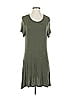 Unbranded Solid Green Casual Dress Size S - photo 1