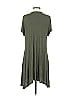 Unbranded Solid Green Casual Dress Size S - photo 2