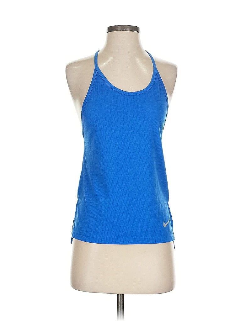 Pre-owned Nike Active Tank Top In Blue