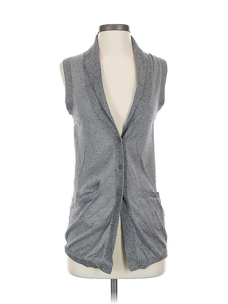 Pre-owned Banana Republic Sweater Vest In Gray