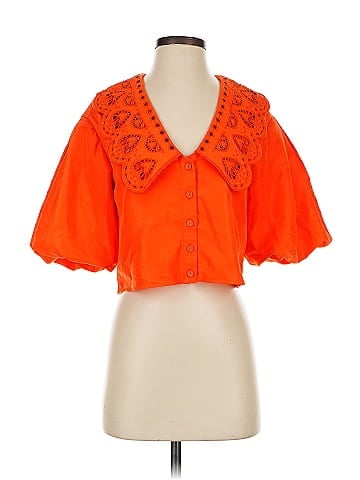 FARM Rio Short Sleeve Blouse (view 1)