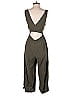 Le Lis Solid Green Jumpsuit Size S - photo 2