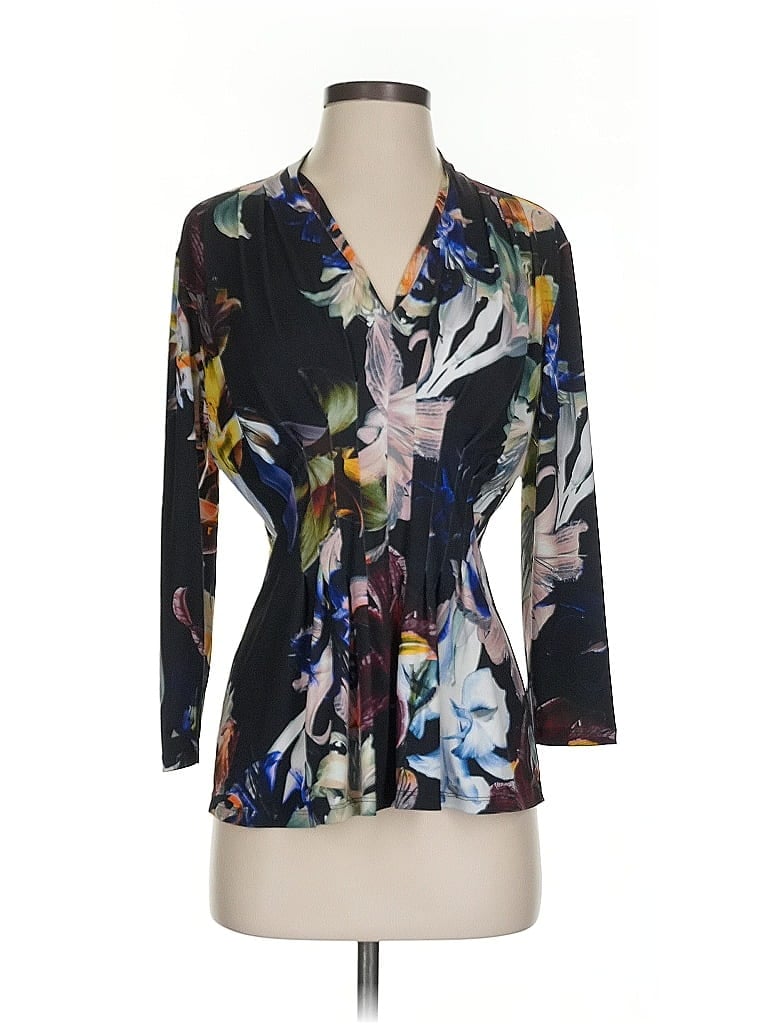Click to view more detailed imagery on our partner's website Pre-owned Catherine Catherine Malandrino 3/4 Sleeve Blouse In Black