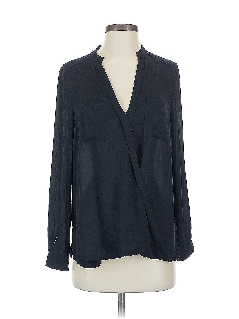 MAEVE Pre-owned Long Sleeve Blouse In Black