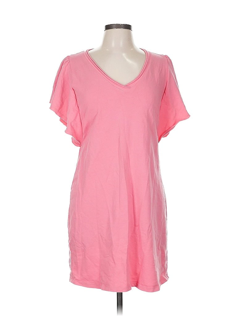 Pre-owned Maven West Short Sleeve Top Pink V Neck Tops