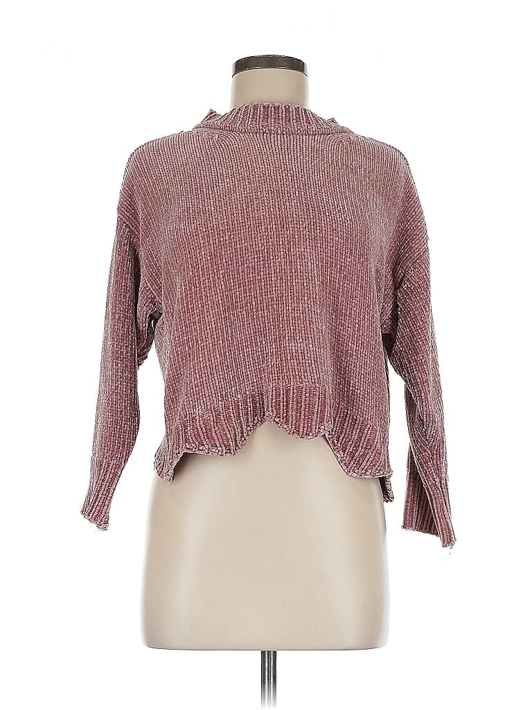 Pre-owned Jon & Anna Turtleneck Sweater In Burgundy
