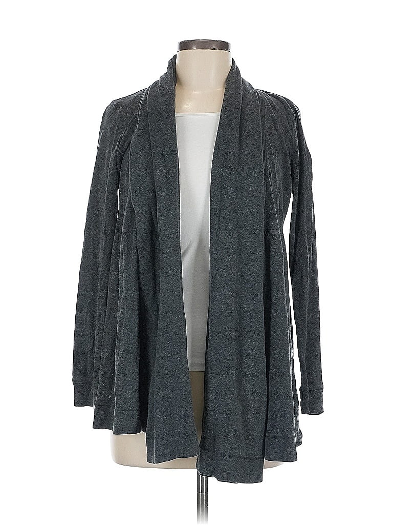 Pre-owned Calvin Klein Cardigan Sweater In Gray