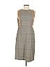 Akris Punto Tweed Gray Tan Casual Dress Size 6 - photo 1