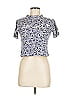 Assorted Brands Blue Short Sleeve Blouse Size M - photo 1