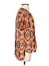 W118 by Walter Baker 100% Polyester Orange Short Sleeve Blouse Size XS - photo 4