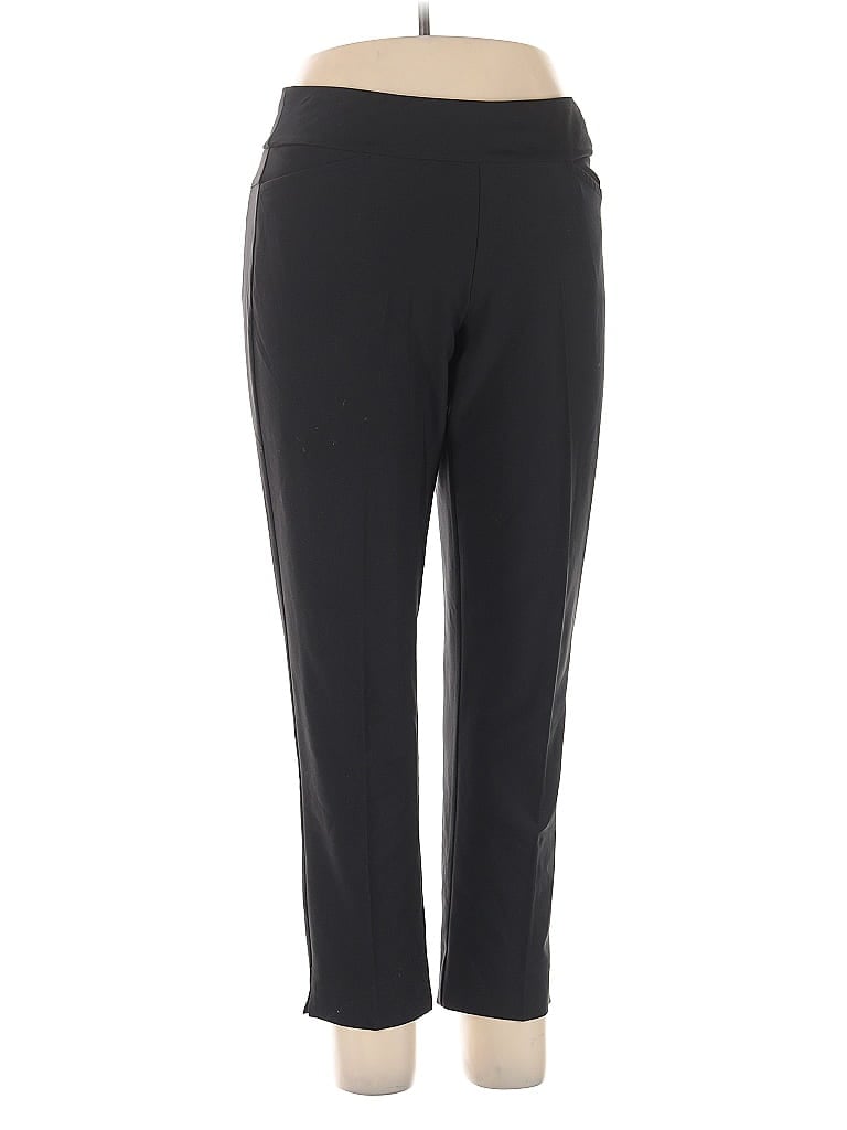 Tail Solid Black Active Pants Size 14 - photo 1