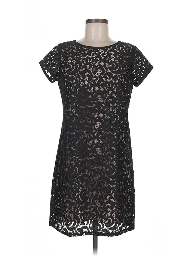Pre-owned Ann Taylor Loft Casual Dress In Black