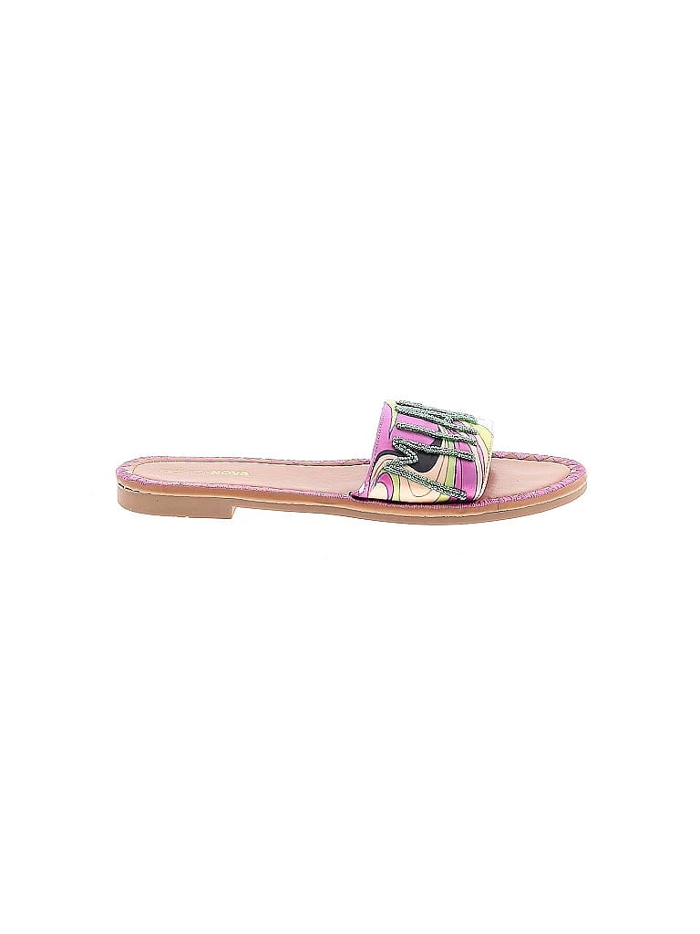 Pre-owned Fashion Nova Sandals In Purple