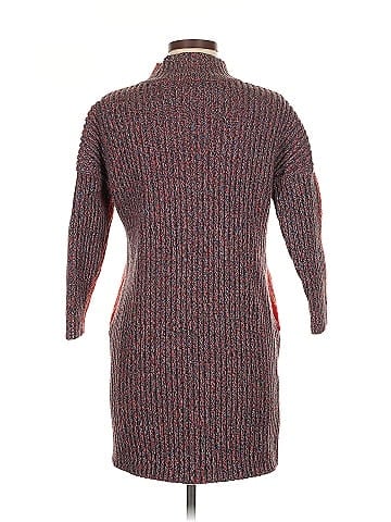 Jil Sander Navy Colorblock Knit Shift (view 2)