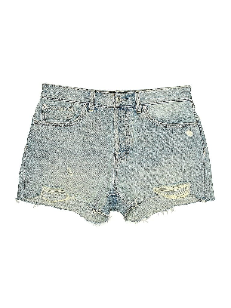 Pre-owned Lee Denim Shorts In Blue