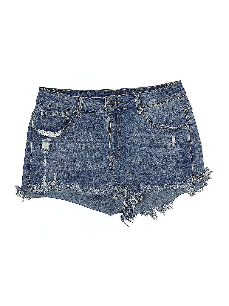 Pre-owned Jeans Denim Shorts In Blue