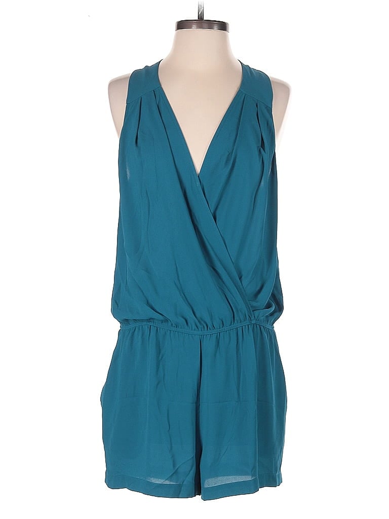 Pre-owned Bcbgmaxazria Romper In Blue