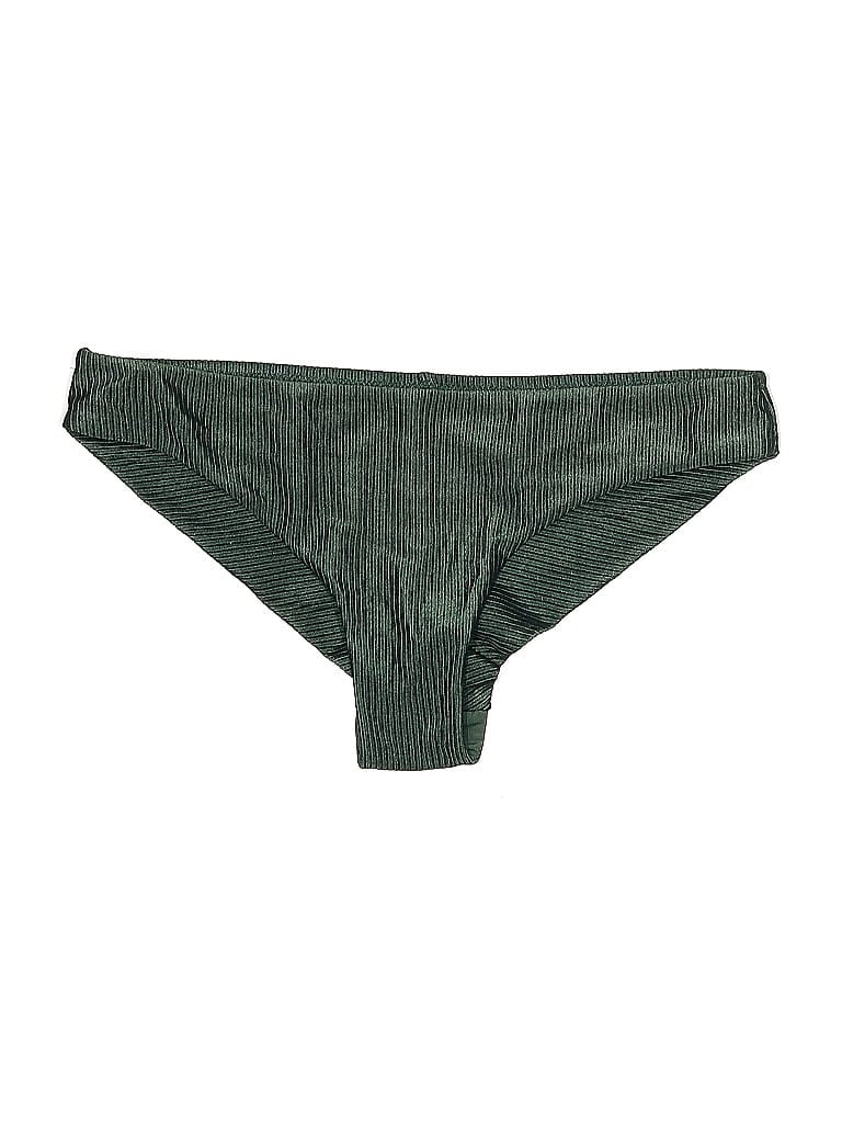 Pre-owned Aerie Swimsuit Bottoms In Green