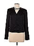 SAND Black Long Sleeve Blouse Size S - photo 1