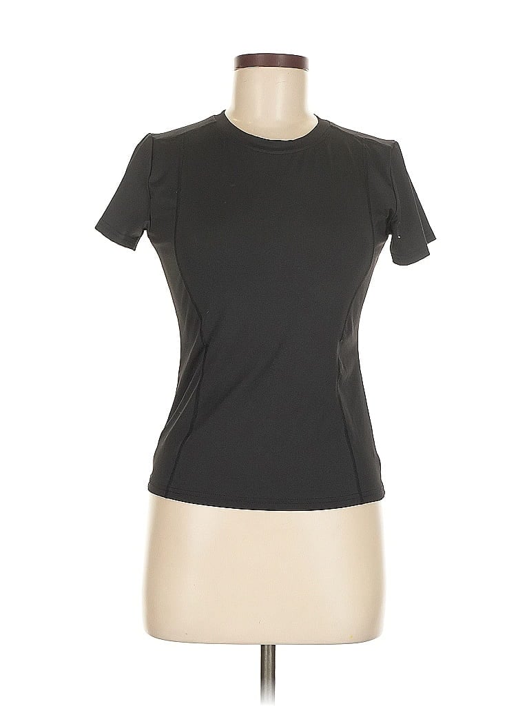 Pre-owned Assorted Brands Active T-shirt In Black