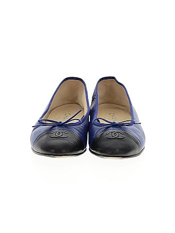Chanel Cap Toe CC Ballerina Flats (view 2)