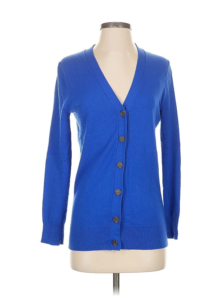 Pre-owned J.crew Mercantile Cardigan Sweater In Blue