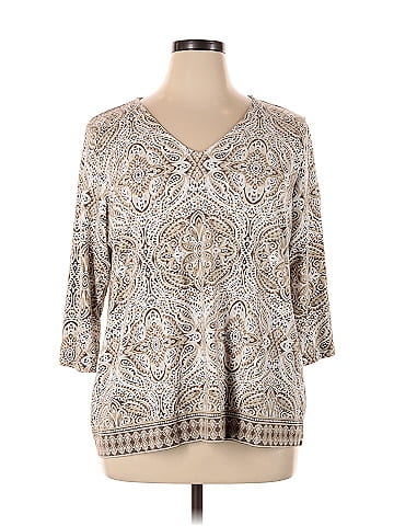 Belle By Kim Gravel 3/4 Sleeve Blouse (view 1)