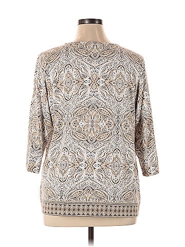 Belle By Kim Gravel 3/4 Sleeve Blouse (view 2)