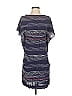 Cacharel Chevron-herringbone Gray Purple Casual Dress Size S (estimated) - photo 1