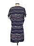Cacharel Chevron-herringbone Gray Purple Casual Dress Size S (estimated) - photo 2