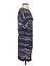 Cacharel Chevron-herringbone Gray Purple Casual Dress Size S (estimated) - photo 4