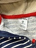 Carter's Stripes Blue Zip Up Hoodie 6-9 MO / 9 MO - photo 3