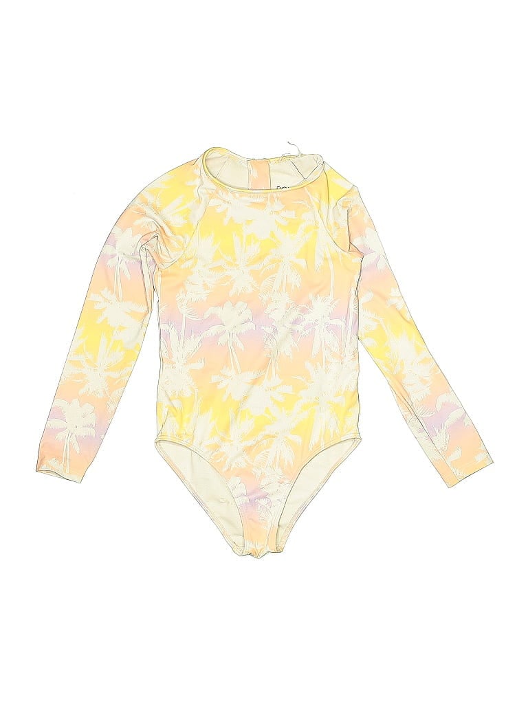 Pre-owned Roxy Kids' Rash Guard In Pink