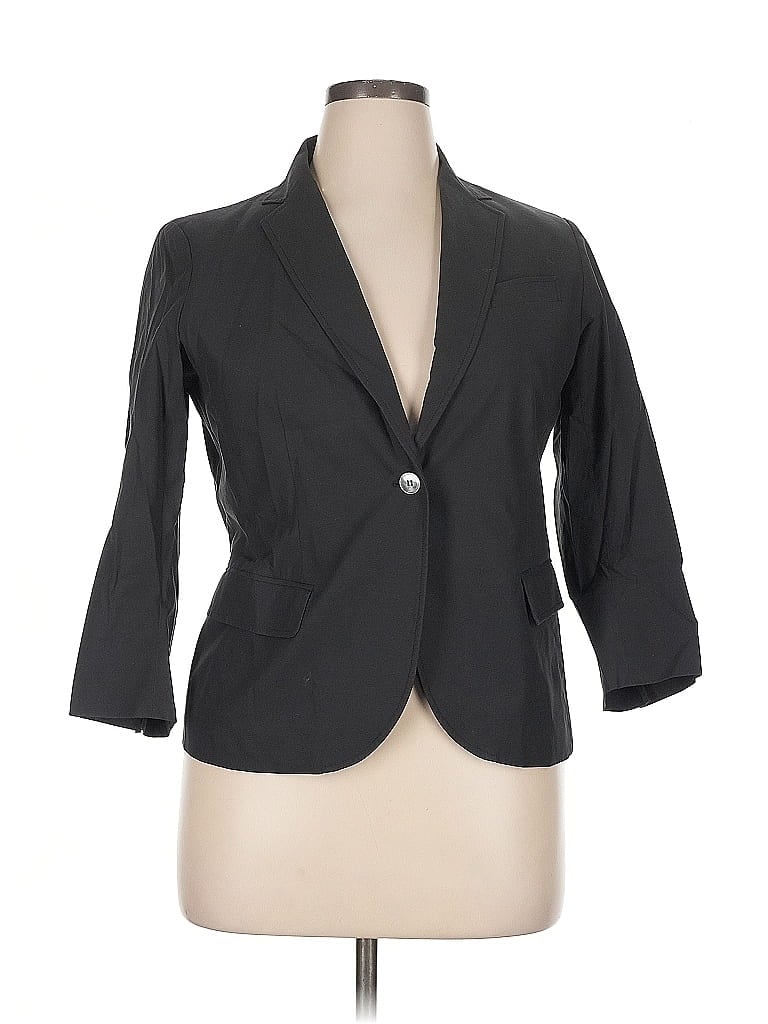Pre-owned Assorted Brands Blazer Jacket In Black