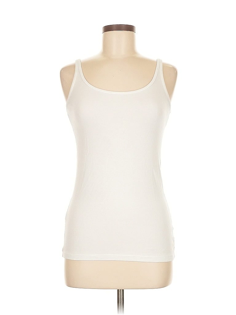 Pre-owned Cynthia Rowley Tjx Sleeveless T-shirt In White