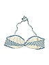 Bikini Thief Stripes Blue Swimsuit Top Size S - photo 2