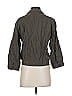 Chico's Design 100% Linen Gray 3/4 Sleeve Button-Down Shirt Size Med (1) - photo 2