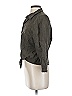 Chico's Design 100% Linen Gray 3/4 Sleeve Button-Down Shirt Size Med (1) - photo 4