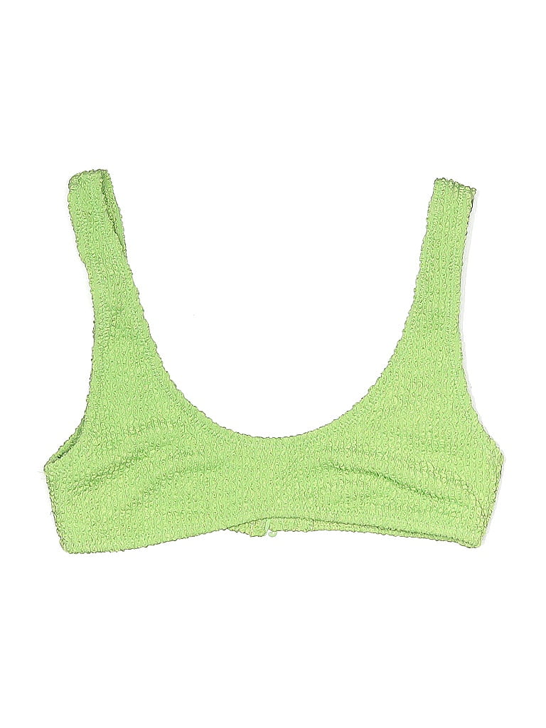 Pre-owned Mng Swimsuit Top Green Swimwear