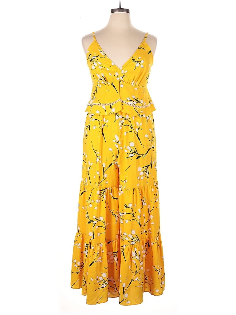Pre-owned Thakoon Collective Jumpsuit In Yellow