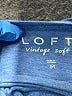 Lou & Grey for LOFT 100% Cotton Blue Short Sleeve T-Shirt Size M - photo 7