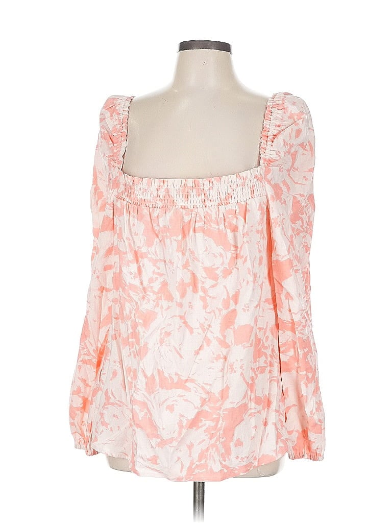 INC INTERNATIONAL CONCEPTS Pre-owned 3/4 Sleeve Blouse In Pink