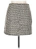 J.Crew Collection Tweed Gray Gold Wool Skirt Size 16 - photo 1