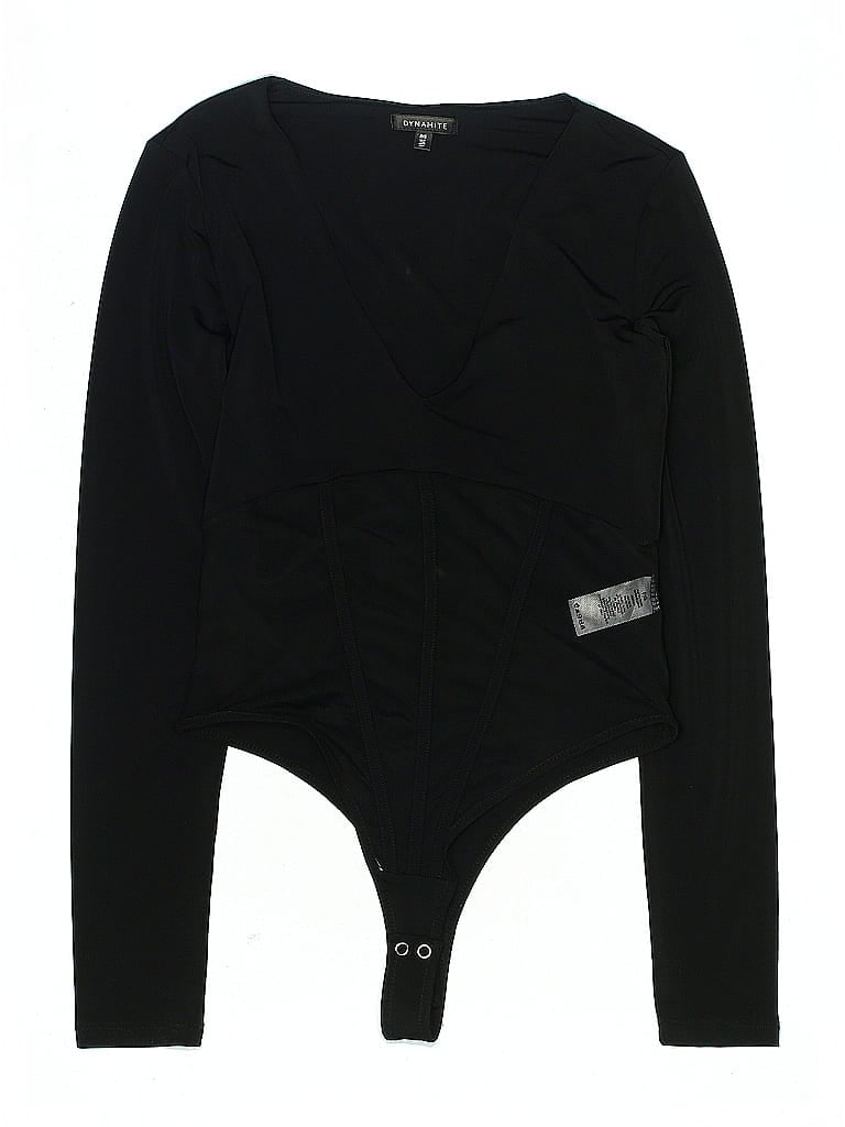 Pre-owned Dynamite Bodysuit In Black