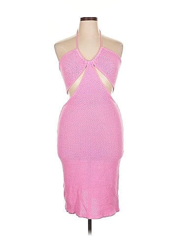 Victor Glemaud Knit Cutout Midi Dress (view 1)