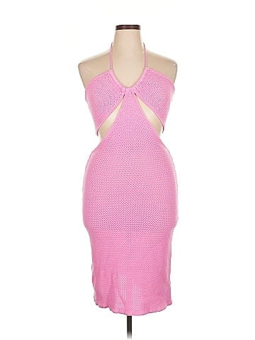 Victor Glemaud Knit Cutout Midi Dress (view 1)