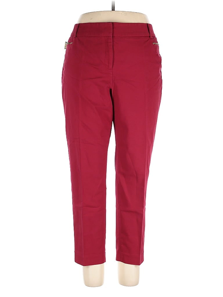 Pre-owned Chaus Casual Pants In Red