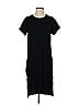 Chaser Solid Black Casual Dress Size S - photo 1