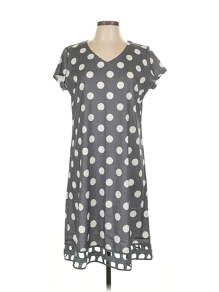 Pre-owned Misslook Casual Dress In Gray