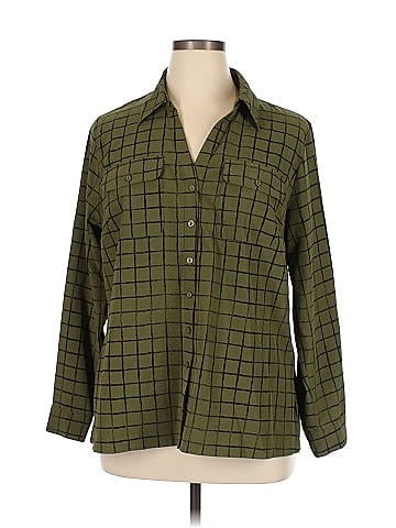 NY Collection Long Sleeve Blouse (view 1)